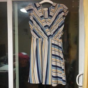 Cap weave midi dress